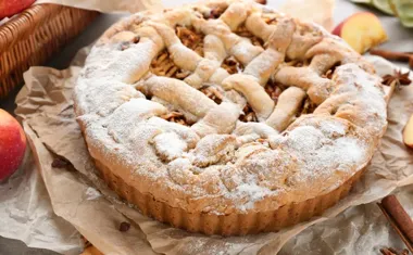 Szarlotka na kruchym cieście  smak małopolskich sadów