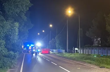 Wypadek drogowy śmiertelny. Zginął motocyklista - Aktualności Policja Małopolska