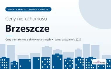 Ceny mieszkań w mieście Brzeszcze — październik 2026