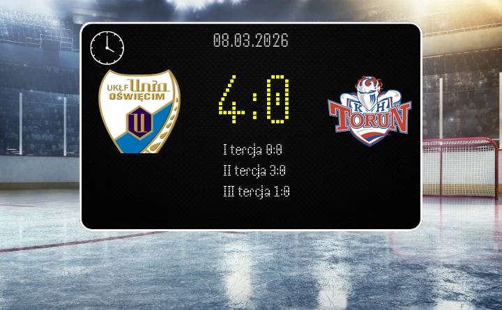 [HOKEJ] Tauron Hokej Liga – Unia Oświęcim – KH Energa Toruń 4:0