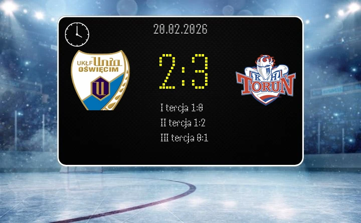 [HOKEJ] Tauron Hokej Liga – kolejka 44: Unia Oświęcim – KH Energa Toruń 2:3