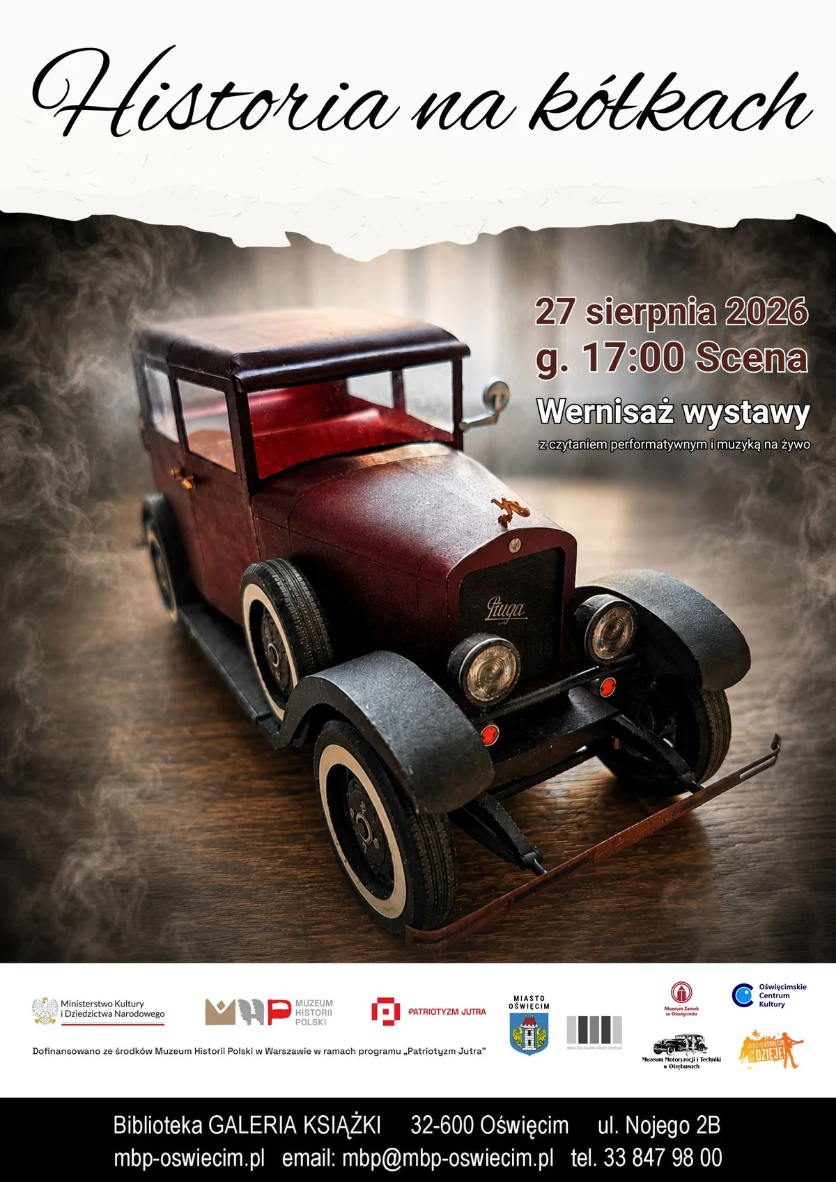 Grafika promocyjna wydarzenia Historia na kółkach