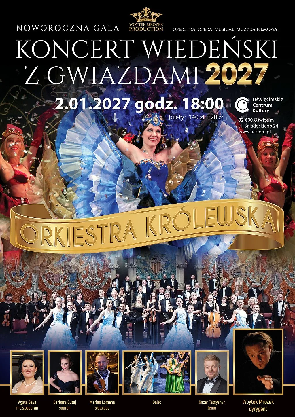 Grafika promocyjna wydarzenia Koncert Wiedeński z Gwiazdami 2027 w Oświęcimiu