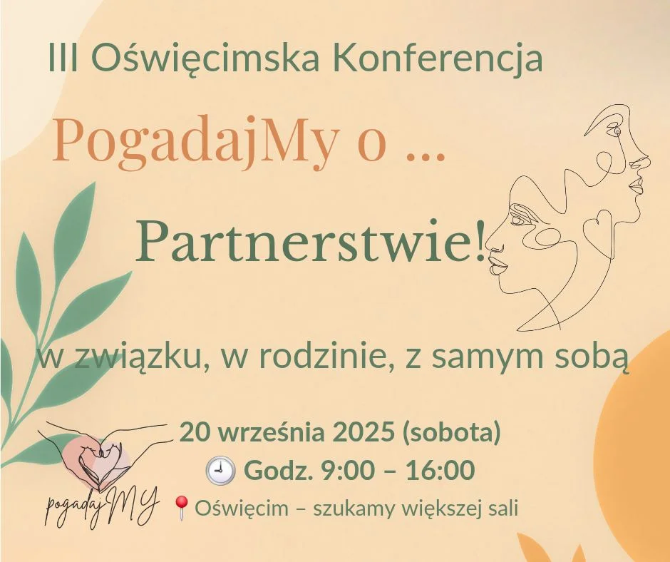 Grafika promocyjna wydarzenia Konferencja o Partnerstwie i Relacjach w Oświęcimiu