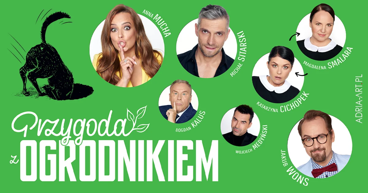 Grafika promocyjna wydarzenia Przygoda z ogrodnikiem w Oświęcimiu