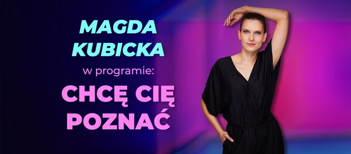 Grafika promocyjna wydarzenia Stand-up Oświęcim: Magda Kubicka — „Chcę cię poznać”