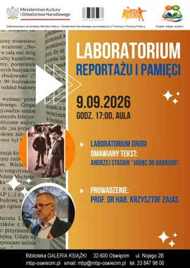 Grafika promocyjna wydarzenia Laboratorium drogi