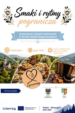 Grafika promocyjna wydarzenia Smaki i Rytmy Pogranicza