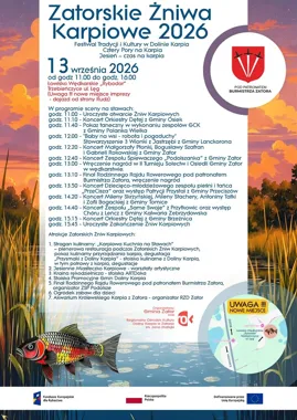 Grafika promocyjna wydarzenia XXVIII Dożynki Województwa Małopolskiego