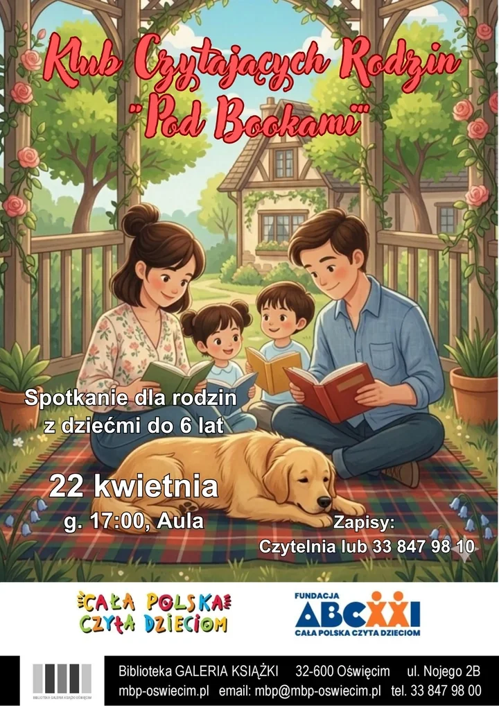 Pod Bookami wracają - rodzinne czytanie, zabawa i książkowy luz
