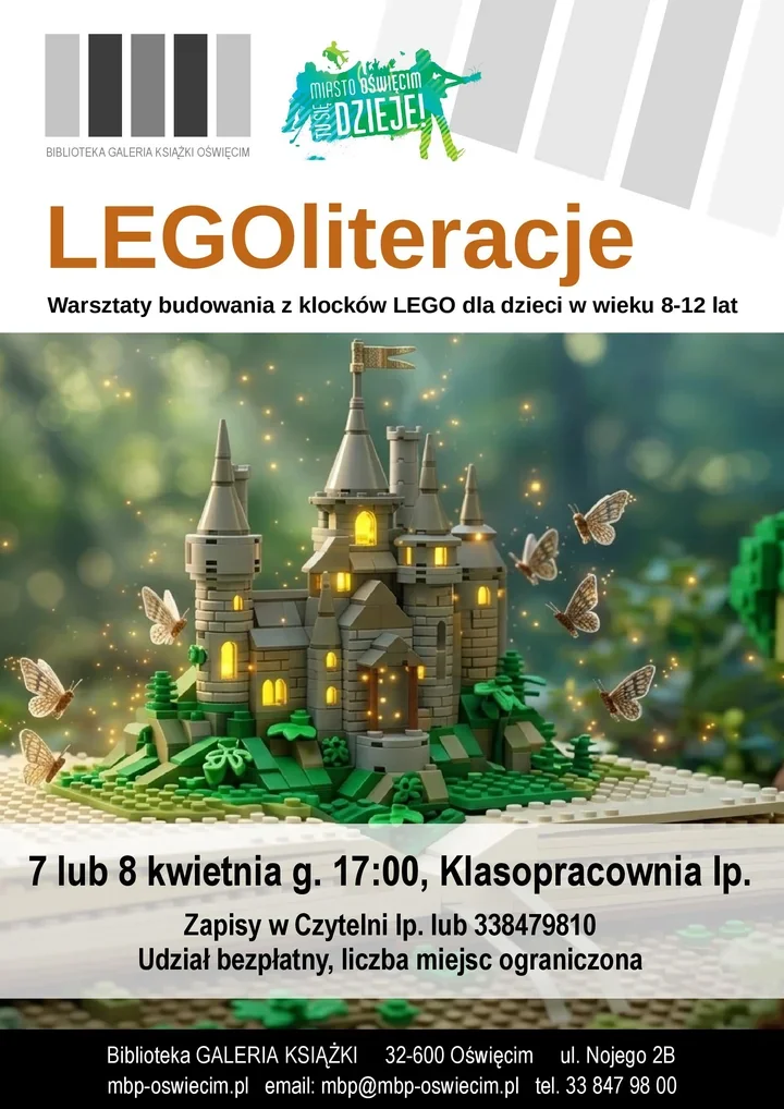 LEGOliteracje w Oświęcimiu - książka, klocki i dziecięca wyobraźnia