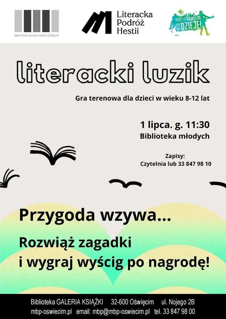 Literacka gra w Bibliotece Młodych - dzieci pójdą tropem zagadek