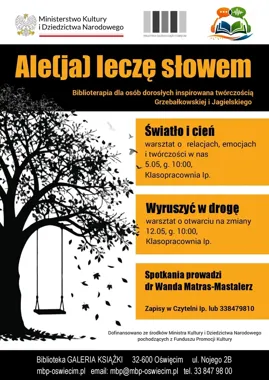 Ale(ja) leczę słowem - dwa majowe spotkania, które oswajają emocje
