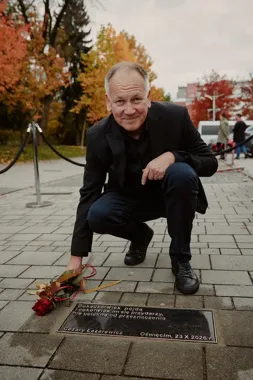 Cezary Łazarewicz zostawił swój ślad w Oświęcimiu