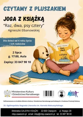 Joga z pluszakiem w bibliotece - rodzinne czytanie na macie