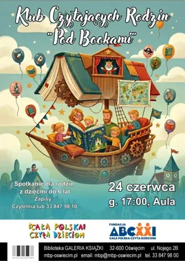 Rodzinne czytanie wraca do Oświęcimia - „Pod Bookami” znów zbierze małych i dużych