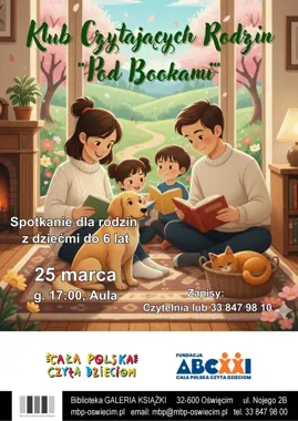 Pod Bookami - rodzinne popołudnie z książką i kreatywnymi zabawami.