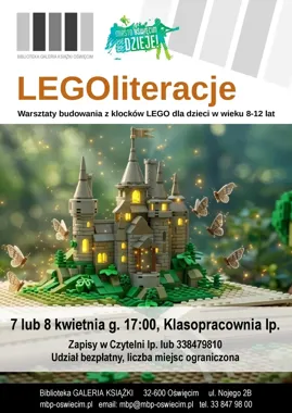 LEGOliteracje w Oświęcimiu - książka, klocki i dziecięca wyobraźnia