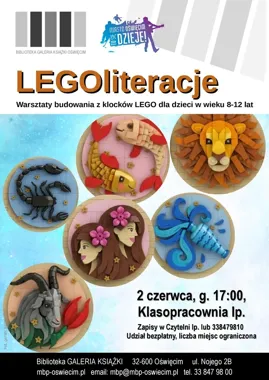 LEGOliteracje w Oświęcimiu zamienią książkę w klockową przygodę