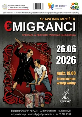 Mrożek po zmroku w Oświęcimiu - biblioteka szykuje teatralny wieczór 🎭
