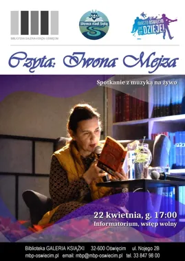 Iwona Mejza w Oświęcimiu - wieczór z kryminałem, humorem i muzyką