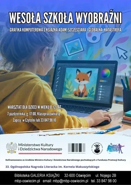 Komputer, książka i własni bohaterowie - warsztat w Oświęcimiu