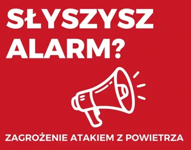 Alarm z powietrza. MSWiA wyjaśnia, kiedy i gdzie szukać schronienia