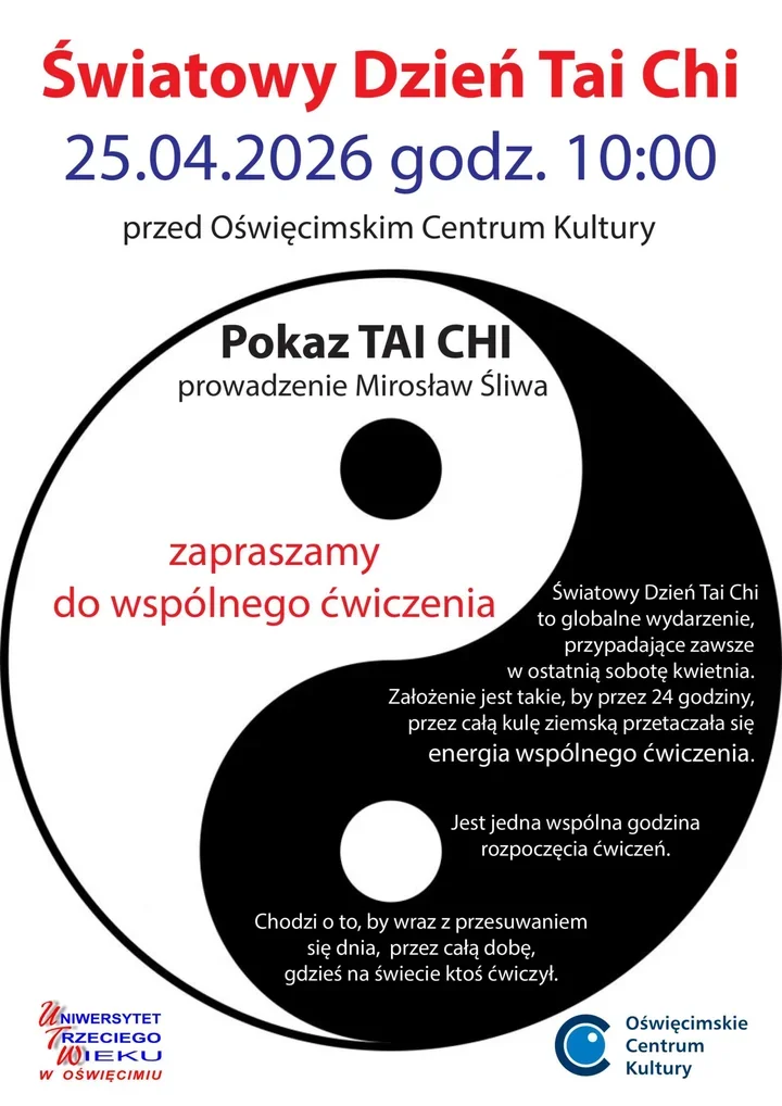 Tai chi przed OCK - Oświęcim dołącza do porannego oddechu świata