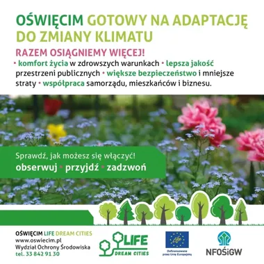 Oświęcim włącza się do projektu. Ma lepiej znosić pogodowe skrajności
