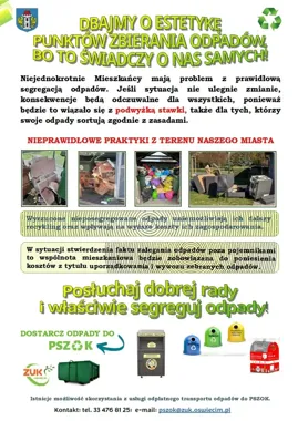 Altany śmietnikowe pełne odpadów. Rusza kampania w Oświęcimiu
