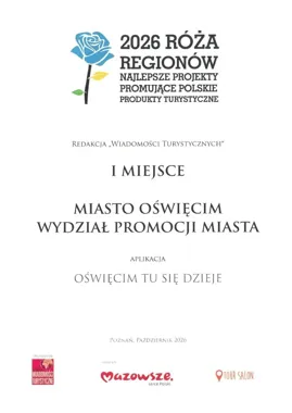 Aplikacja z Oświęcimia zdobyła pierwsze miejsce w konkursie Róża Regionów 2026