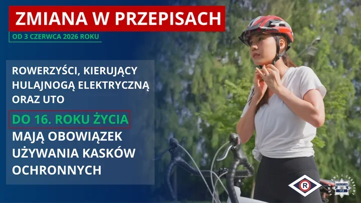 Nastolatkowie zatrzymani w Osieku. Jeden jechał bez kasku