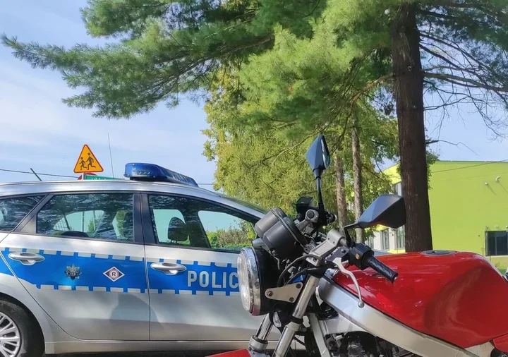 49-latek zatrzymany na motocyklu - miał cofnięte uprawnienia
