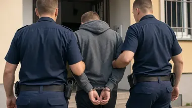 Ukrywał się przed wymiarem sprawiedliwości. Policjanci zatrzymali go na posesji